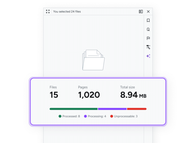 Document Processing visibility