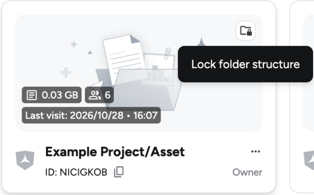New lock folder icon
